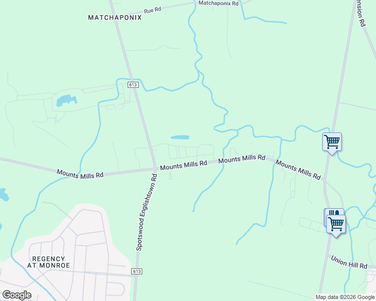 map of restaurants, bars, coffee shops, grocery stores, and more near 623 Marion Lane in Monroe Township