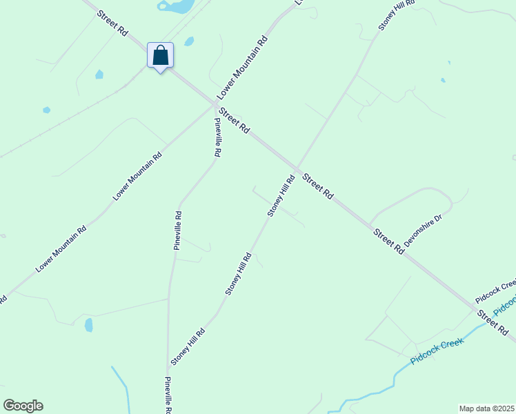 map of restaurants, bars, coffee shops, grocery stores, and more near 5798 Stoney Hill Road in New Hope