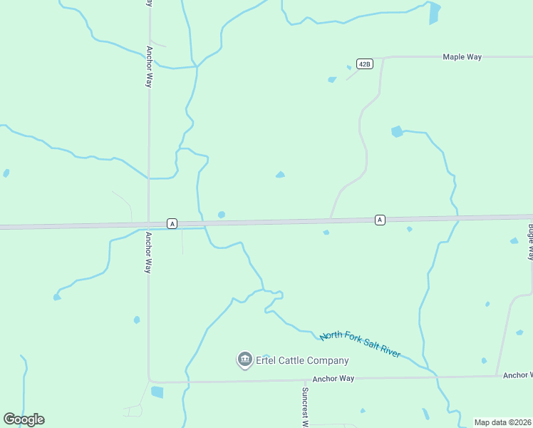 map of restaurants, bars, coffee shops, grocery stores, and more near State Highway A in Greentop