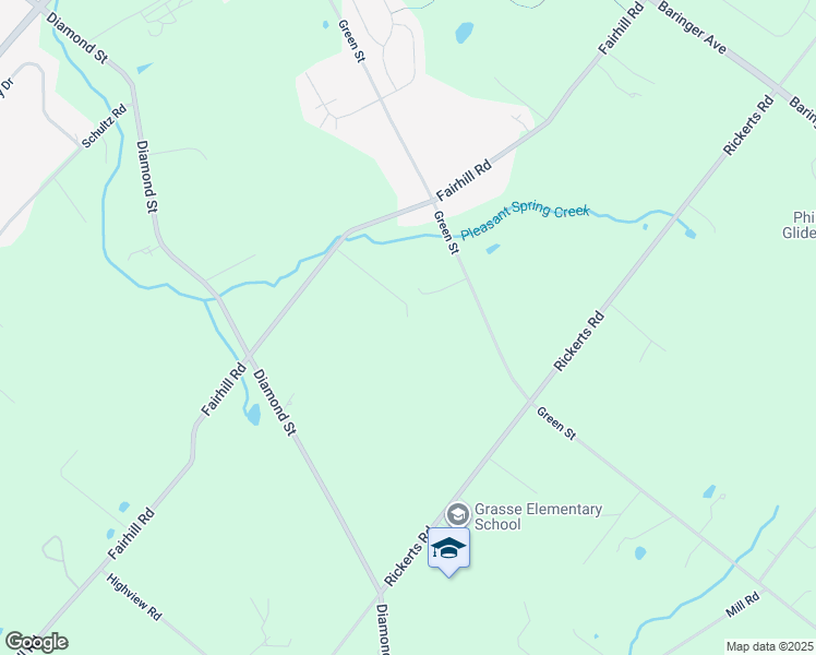 map of restaurants, bars, coffee shops, grocery stores, and more near 1420 Fairhill Road in Sellersville