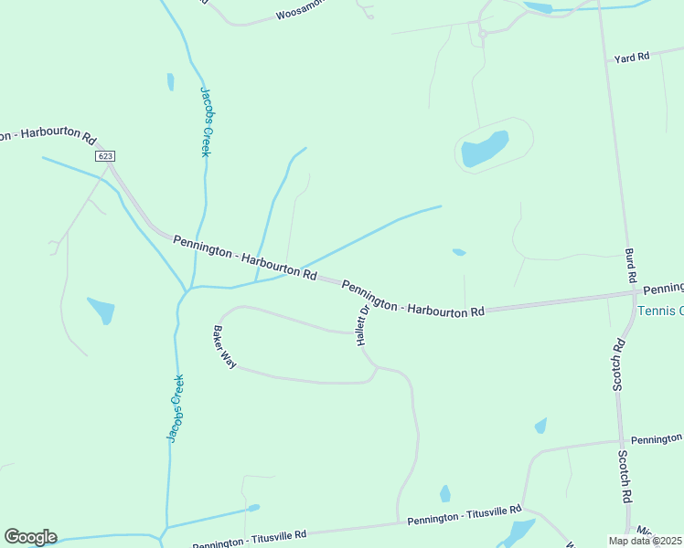 map of restaurants, bars, coffee shops, grocery stores, and more near 281 Pennington - Harbourton Road in Pennington