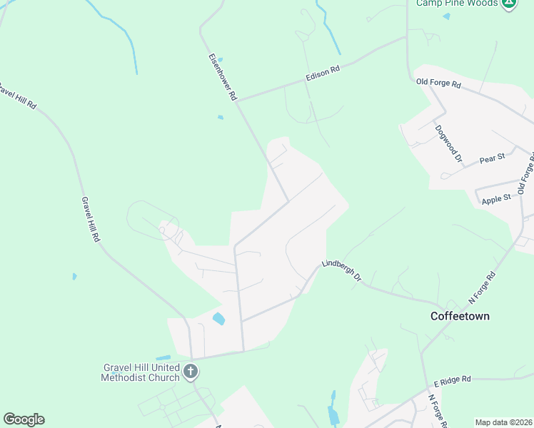 map of restaurants, bars, coffee shops, grocery stores, and more near 263 Eisenhower Road in Palmyra