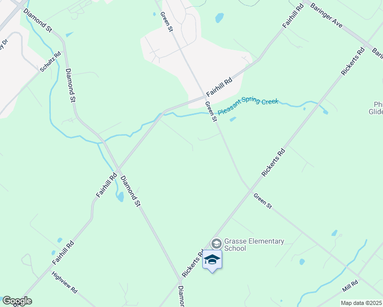 map of restaurants, bars, coffee shops, grocery stores, and more near 1420 Fairhill Road in Sellersville