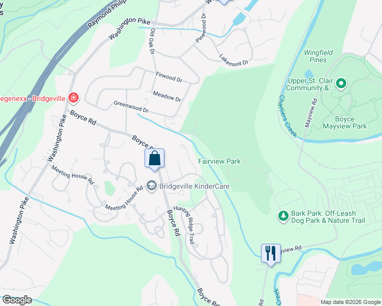 map of restaurants, bars, coffee shops, grocery stores, and more near 3144 Laurel Ridge Circle in Bridgeville