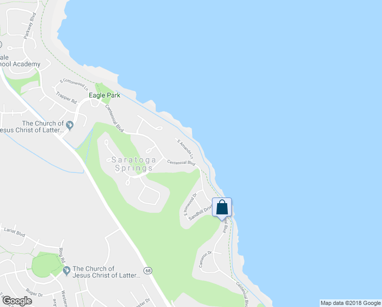 map of restaurants, bars, coffee shops, grocery stores, and more near 1759 South Amanda Lane in Saratoga Springs