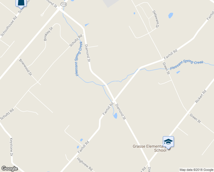 map of restaurants, bars, coffee shops, grocery stores, and more near 1919 Diamond Street in Sellersville