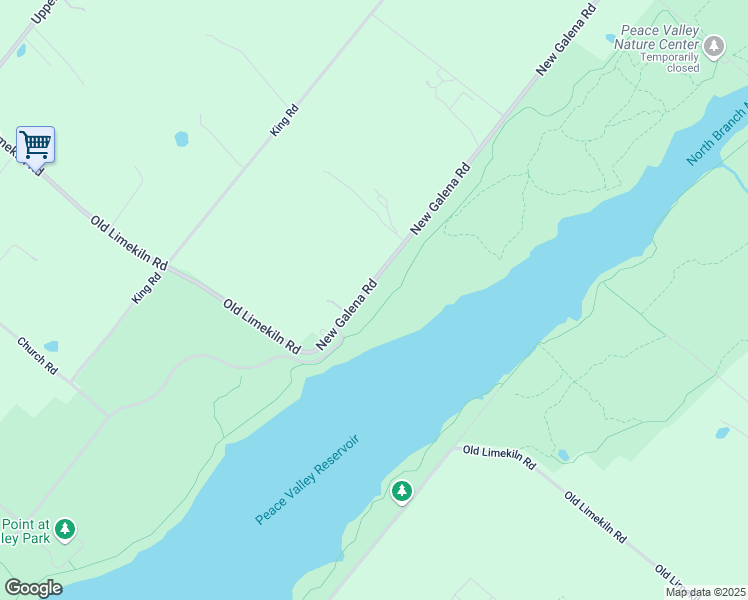 map of restaurants, bars, coffee shops, grocery stores, and more near 811 New Galena Road in Doylestown