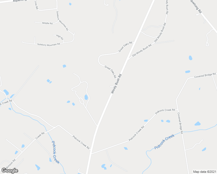 map of restaurants, bars, coffee shops, grocery stores, and more near 3307 Windy Bush Road in New Hope