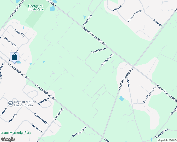 map of restaurants, bars, coffee shops, grocery stores, and more near 3494 Longview Lane in Doylestown