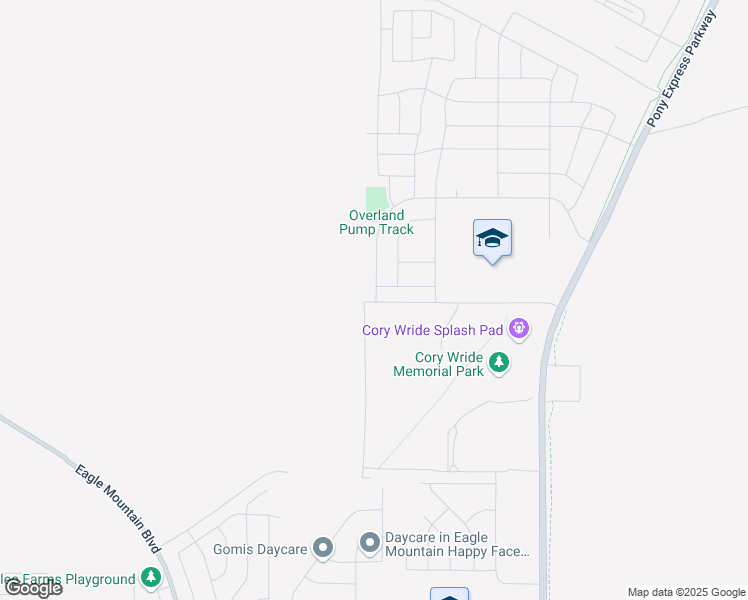 map of restaurants, bars, coffee shops, grocery stores, and more near 6017 East Sheps Ridge Road in Eagle Mountain