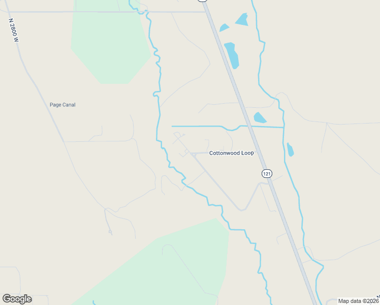 map of restaurants, bars, coffee shops, grocery stores, and more near North Cottonwood Circle in Roosevelt