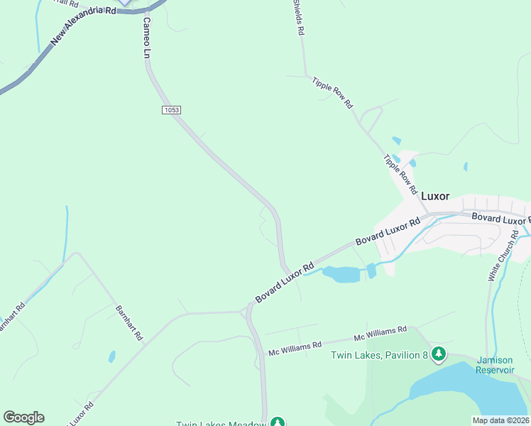 map of restaurants, bars, coffee shops, grocery stores, and more near 147 Cameo Lane in Greensburg