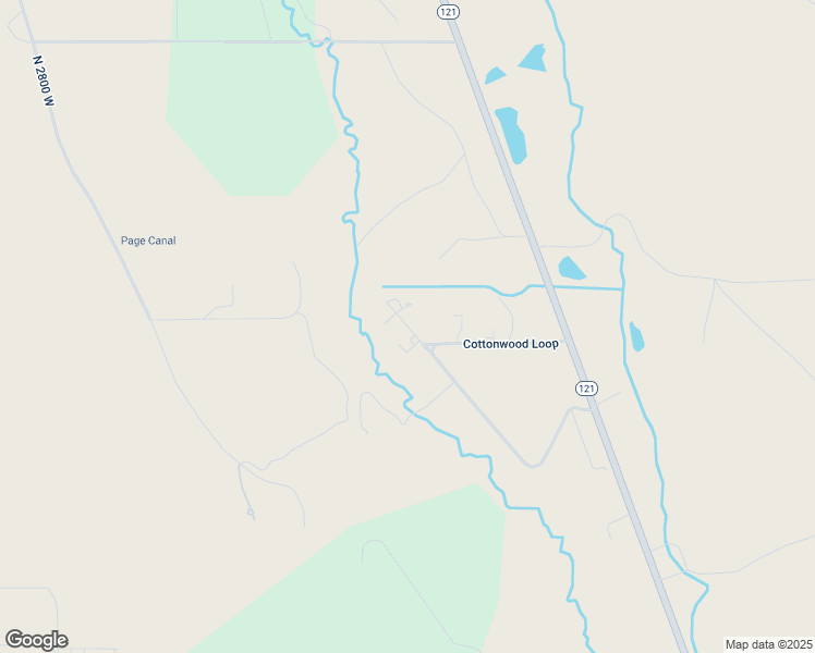 map of restaurants, bars, coffee shops, grocery stores, and more near North Cottonwood Circle in Roosevelt