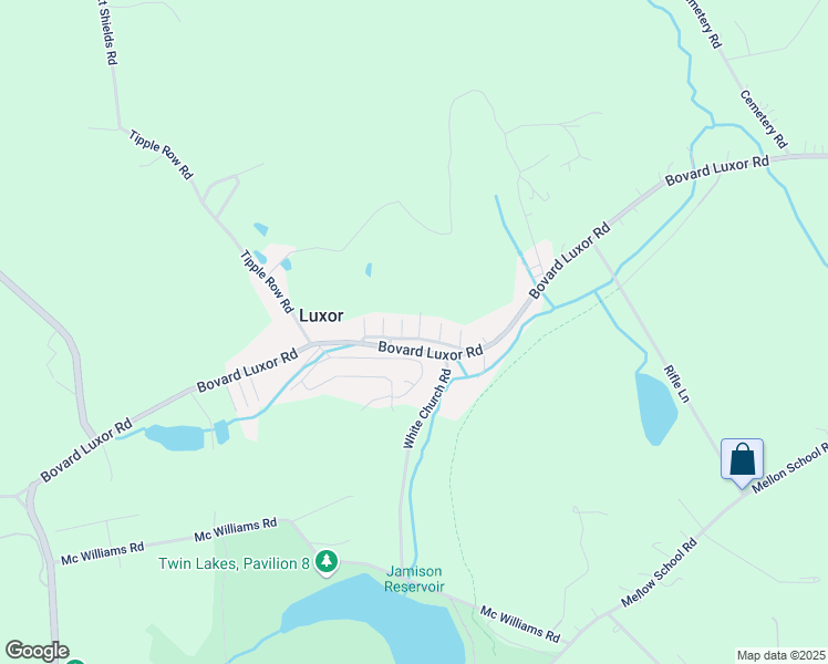map of restaurants, bars, coffee shops, grocery stores, and more near 5007 Peabody Street in Luxor