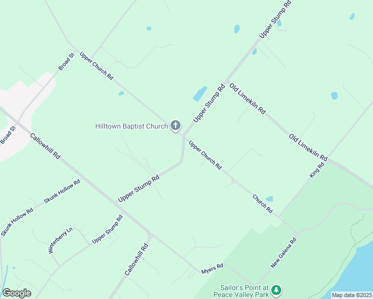 map of restaurants, bars, coffee shops, grocery stores, and more near 951 Upper Stump Rd in Chalfont