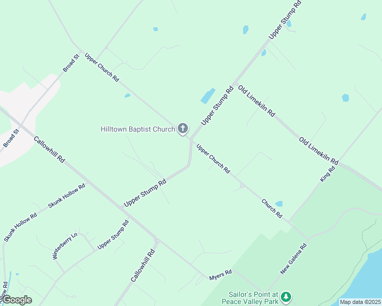 map of restaurants, bars, coffee shops, grocery stores, and more near 951 Upper Stump Rd in Chalfont