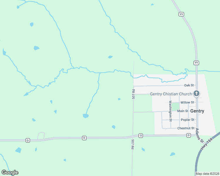 map of restaurants, bars, coffee shops, grocery stores, and more near in Gentry