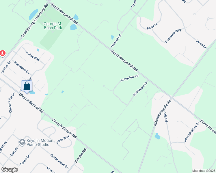 map of restaurants, bars, coffee shops, grocery stores, and more near 3565 Northview Lane in Doylestown