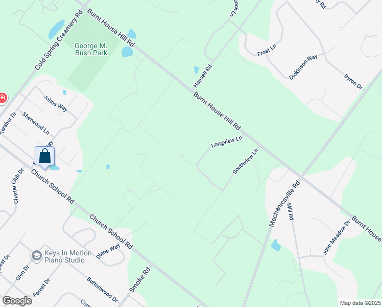 map of restaurants, bars, coffee shops, grocery stores, and more near 3565 Northview Lane in Doylestown