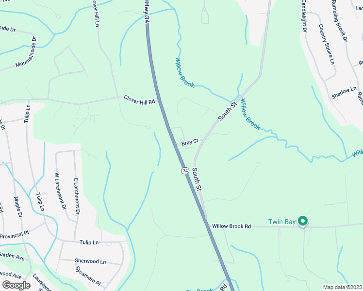 map of restaurants, bars, coffee shops, grocery stores, and more near 3 Bray Street in Monmouth County