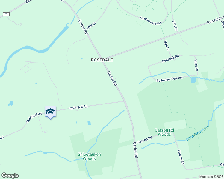 map of restaurants, bars, coffee shops, grocery stores, and more near 189 Carter Road in Princeton