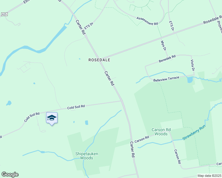map of restaurants, bars, coffee shops, grocery stores, and more near 189 Carter Road in Princeton