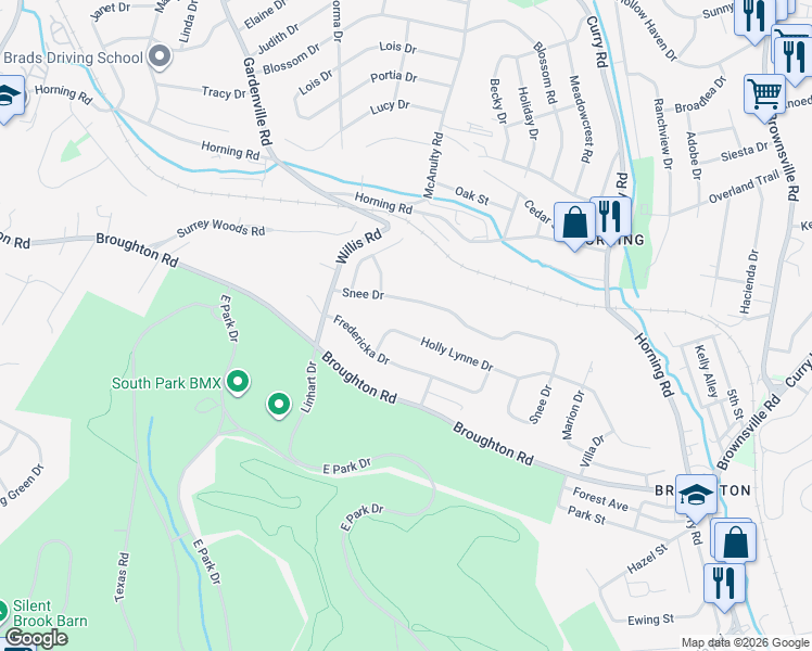 map of restaurants, bars, coffee shops, grocery stores, and more near 921 Holly Lynne Dr in Pittsburgh