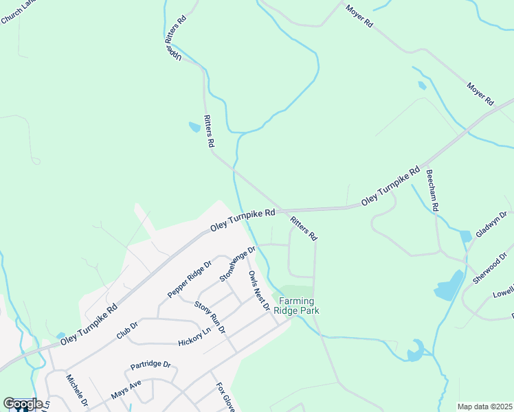map of restaurants, bars, coffee shops, grocery stores, and more near 5190 Oley Turnpike Road in Reading
