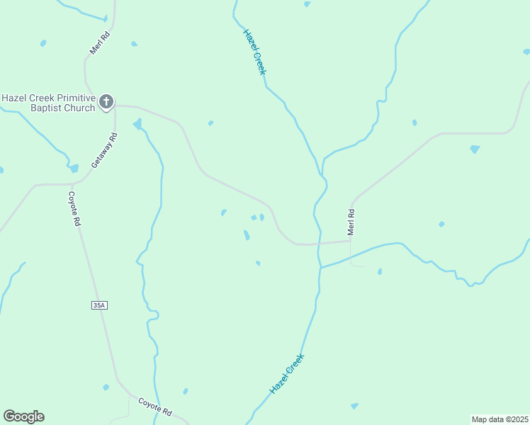 map of restaurants, bars, coffee shops, grocery stores, and more near 23621 Merl Road in Greentop