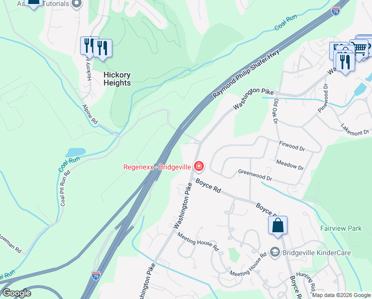 map of restaurants, bars, coffee shops, grocery stores, and more near 119 Alpine Road in Bridgeville