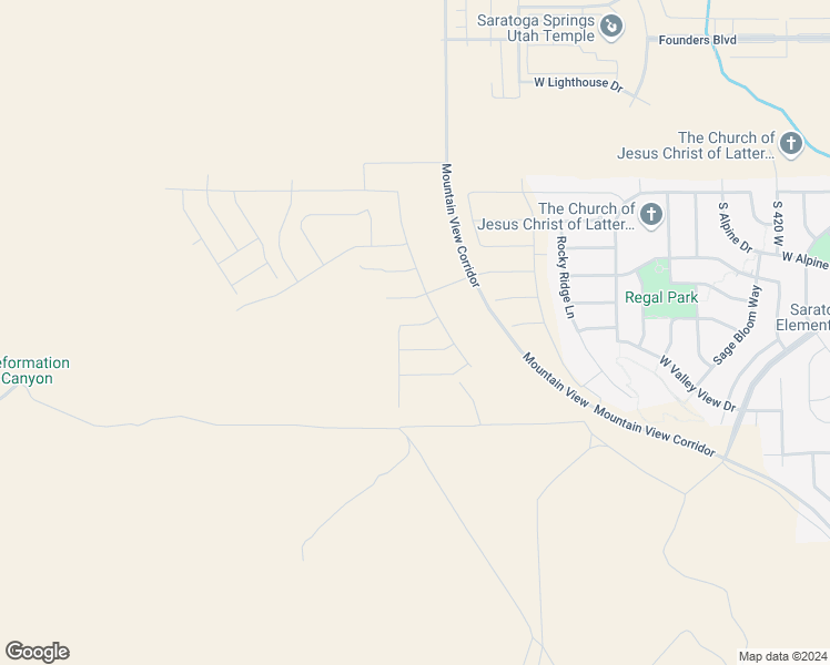 map of restaurants, bars, coffee shops, grocery stores, and more near 1033 Netleaf Street in Saratoga Springs
