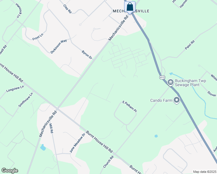 map of restaurants, bars, coffee shops, grocery stores, and more near 4720 Hampton Drive in Doylestown