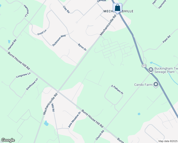 map of restaurants, bars, coffee shops, grocery stores, and more near 4527 Watson Drive in Doylestown