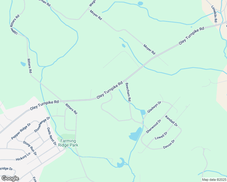 map of restaurants, bars, coffee shops, grocery stores, and more near 1 Glen Oley Drive in Reading