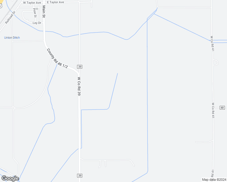 map of restaurants, bars, coffee shops, grocery stores, and more near 23074 County Road 39 in La Salle