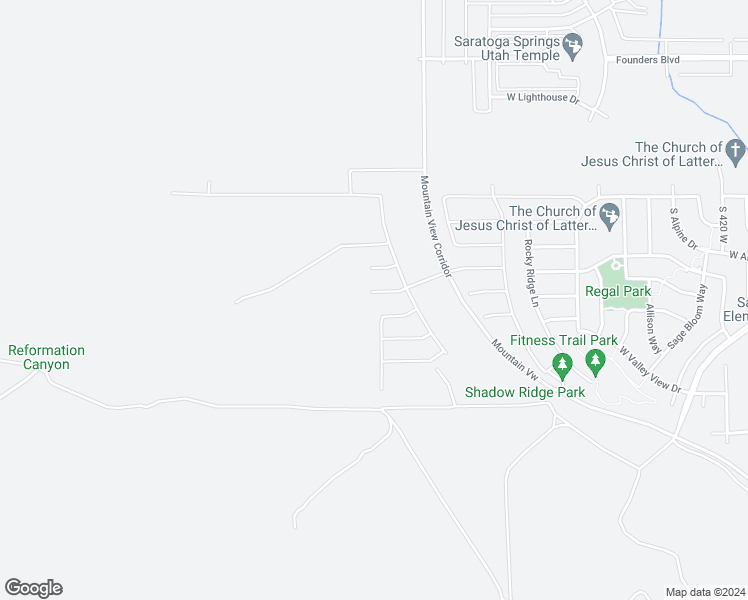 map of restaurants, bars, coffee shops, grocery stores, and more near 1067 W Fallow Drive in Saratoga Springs