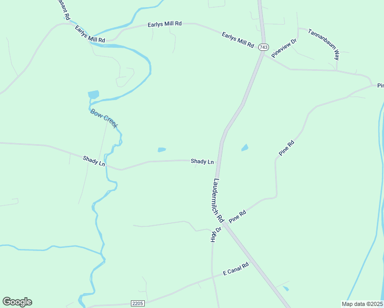 map of restaurants, bars, coffee shops, grocery stores, and more near 607 Shady Lane in Hummelstown