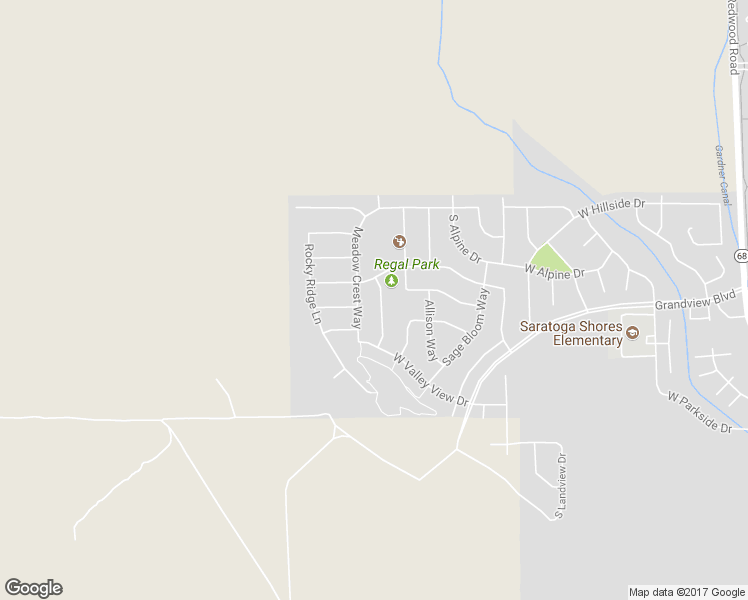 map of restaurants, bars, coffee shops, grocery stores, and more near 1391 South Canyon View Drive in Saratoga Springs