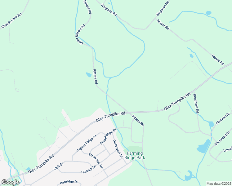 map of restaurants, bars, coffee shops, grocery stores, and more near 1001 Ritters Rd in Reading