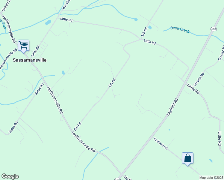 map of restaurants, bars, coffee shops, grocery stores, and more near 394 Erb Road in Perkiomenville