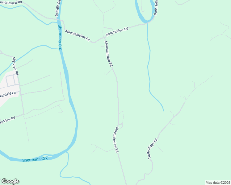 map of restaurants, bars, coffee shops, grocery stores, and more near 440 Mountainview Road in Shermans Dale