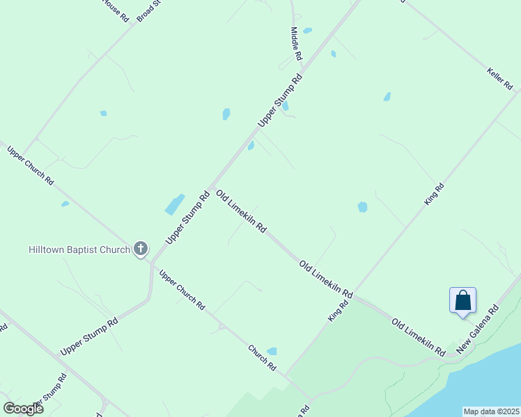 map of restaurants, bars, coffee shops, grocery stores, and more near 315 Old Limekiln Road in Chalfont