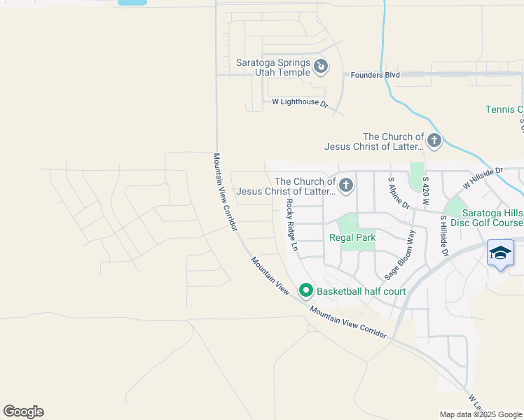 map of restaurants, bars, coffee shops, grocery stores, and more near 857 West Black Tail Street in Saratoga Springs