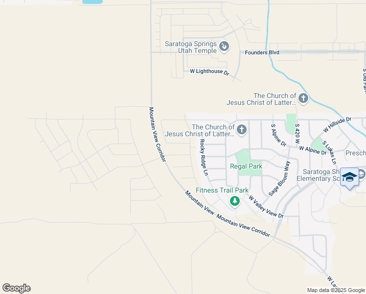 map of restaurants, bars, coffee shops, grocery stores, and more near 857 West Black Tail Street in Saratoga Springs