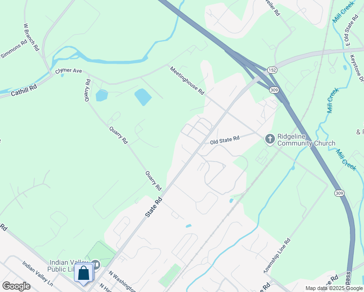 map of restaurants, bars, coffee shops, grocery stores, and more near 1009 Luray Circle in Telford