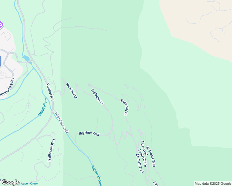 map of restaurants, bars, coffee shops, grocery stores, and more near 1750 Aspen Cliff Court in Estes Park