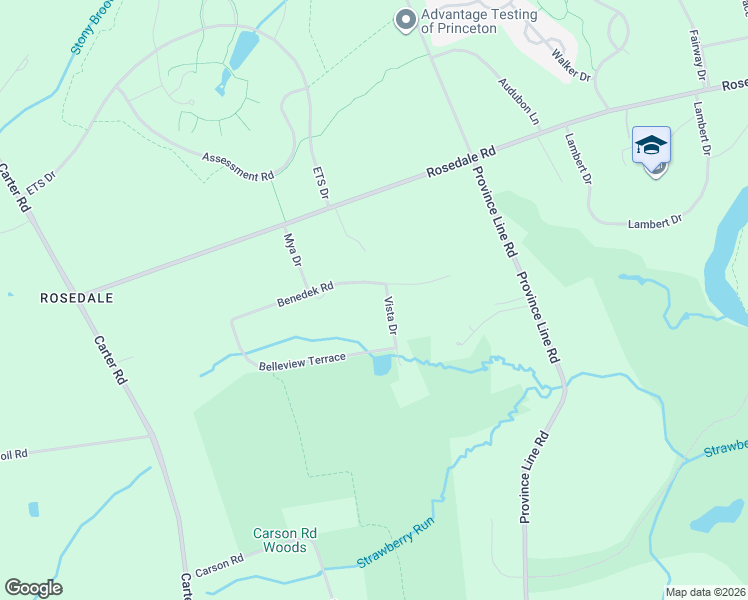 map of restaurants, bars, coffee shops, grocery stores, and more near 15 Benedek Road in Princeton