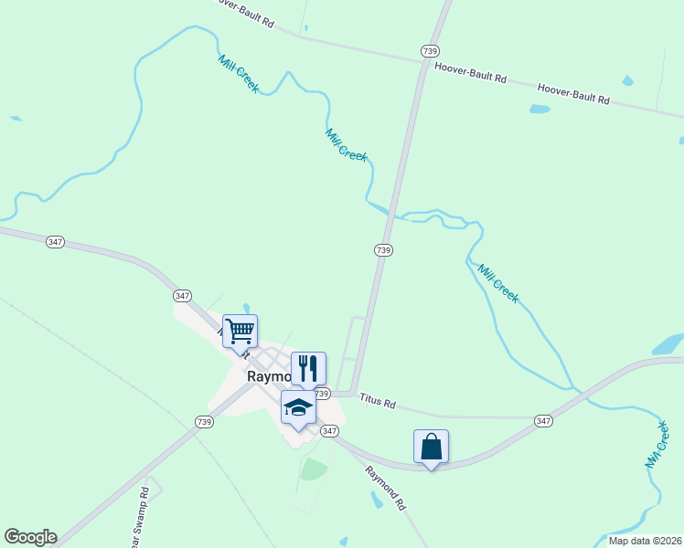 map of restaurants, bars, coffee shops, grocery stores, and more near 23597 Ohio 739 in Marysville