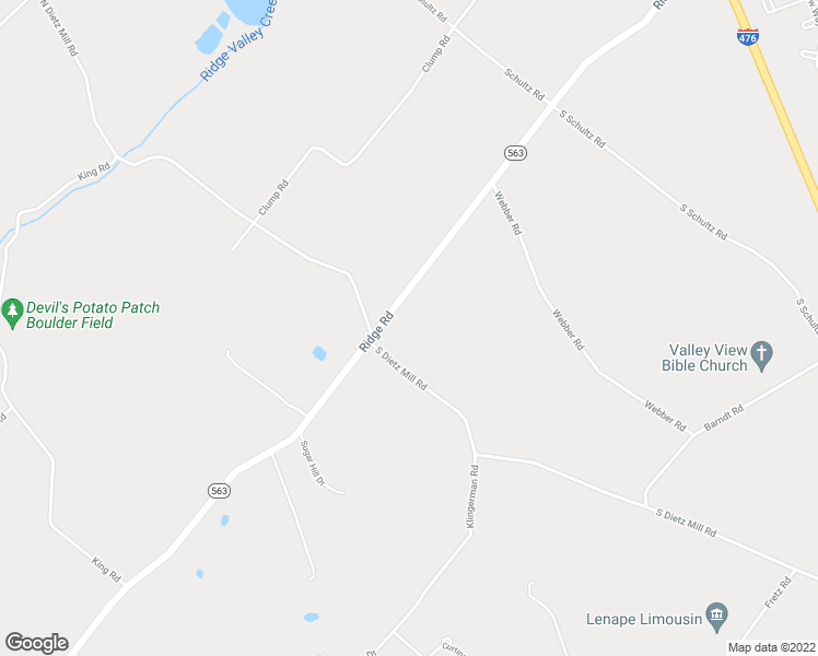 map of restaurants, bars, coffee shops, grocery stores, and more near 420 Ridge Rd in Telford