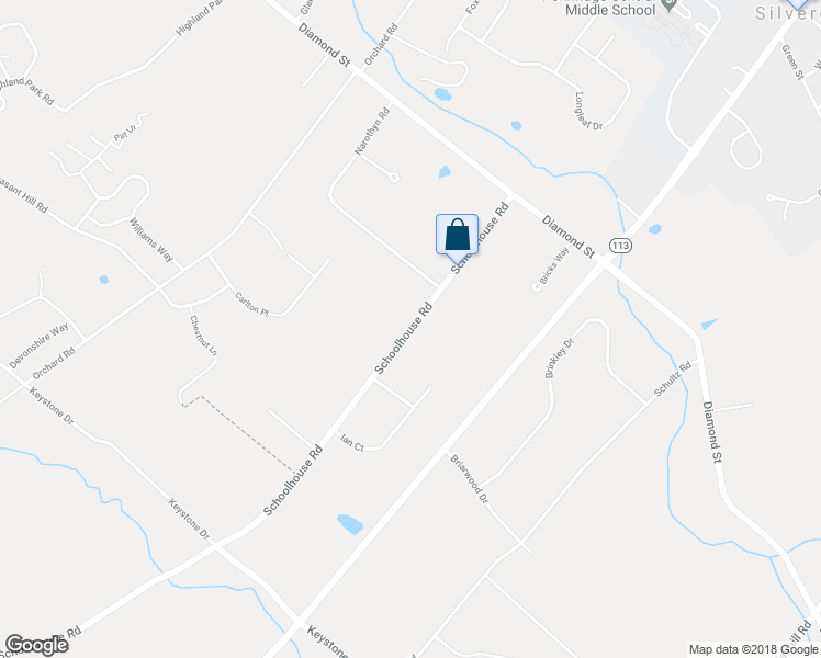 map of restaurants, bars, coffee shops, grocery stores, and more near 215 Schoolhouse Road in Sellersville